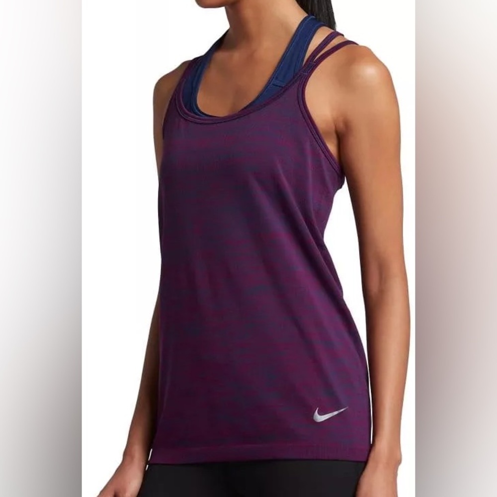 Nike Women's Dark Purple Tank Top